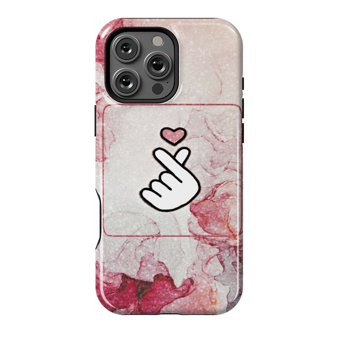 iPhone 16 Pro Max StrongFit Finger heart by CAS