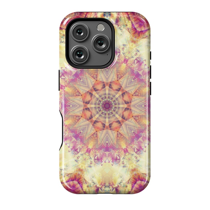 iPhone 16 Pro StrongFit Abstract Decorative Multicolored Texture by ArtsCase