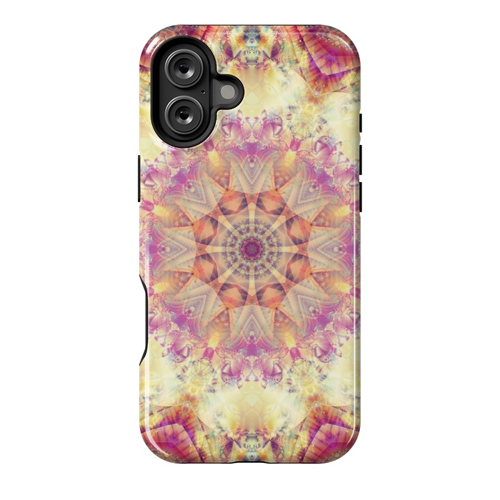 iPhone 16 Plus StrongFit Abstract Decorative Multicolored Texture by ArtsCase