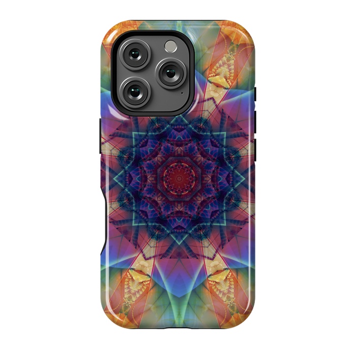 iPhone 16 Pro StrongFit Ancient Geometry With a Star Field by ArtsCase