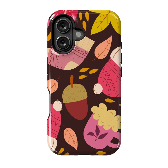 iPhone 16 StrongFit Autumn Pattern Design III by ArtsCase