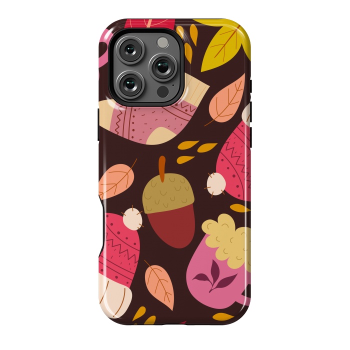 iPhone 16 Pro Max StrongFit Autumn Pattern Design III by ArtsCase