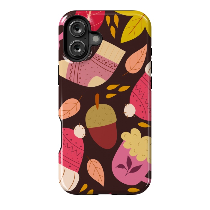 iPhone 16 Plus StrongFit Autumn Pattern Design III by ArtsCase