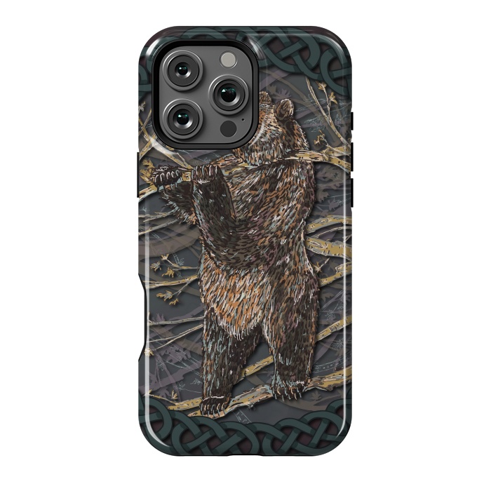 iPhone 16 Pro Max StrongFit Bear by Lotti Brown