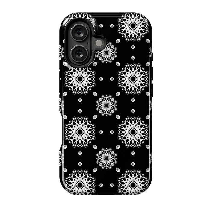 iPhone 16 StrongFit Black and White by ArtsCase