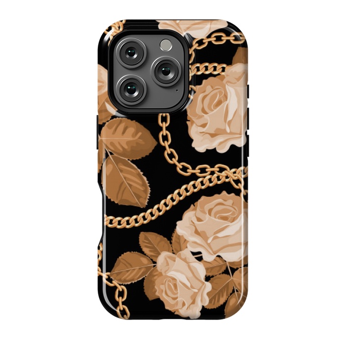 iPhone 16 Pro StrongFit copper floral chains by MALLIKA