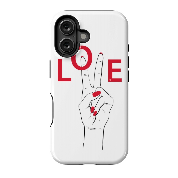 iPhone 16 StrongFit Love Hand by Martina