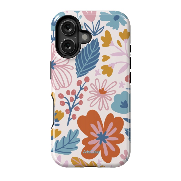 iPhone 16 StrongFit Botanical Floral I by ArtsCase