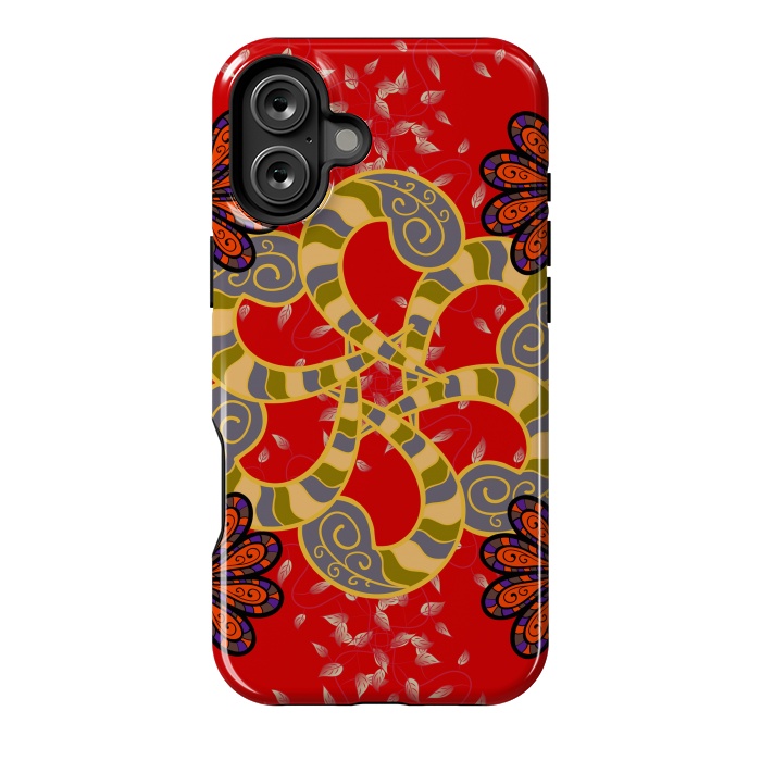 iPhone 16 Plus StrongFit Colored Mandala Pattern by ArtsCase