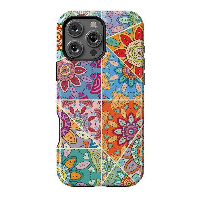 iPhone 16 Pro Max StrongFit Decorative Elements with Mandalas Designs by ArtsCase