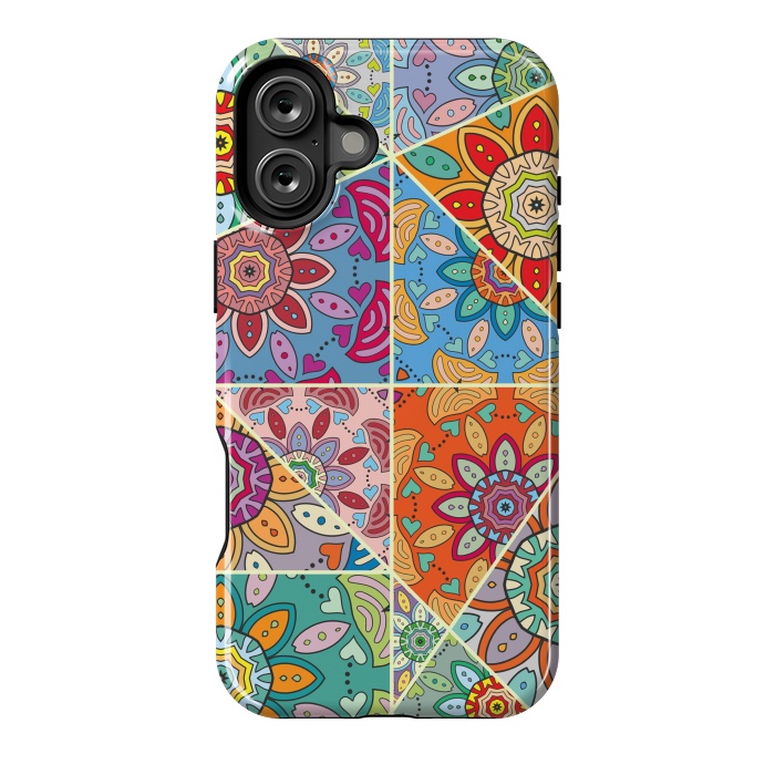 iPhone 16 Plus StrongFit Decorative Elements with Mandalas Designs by ArtsCase