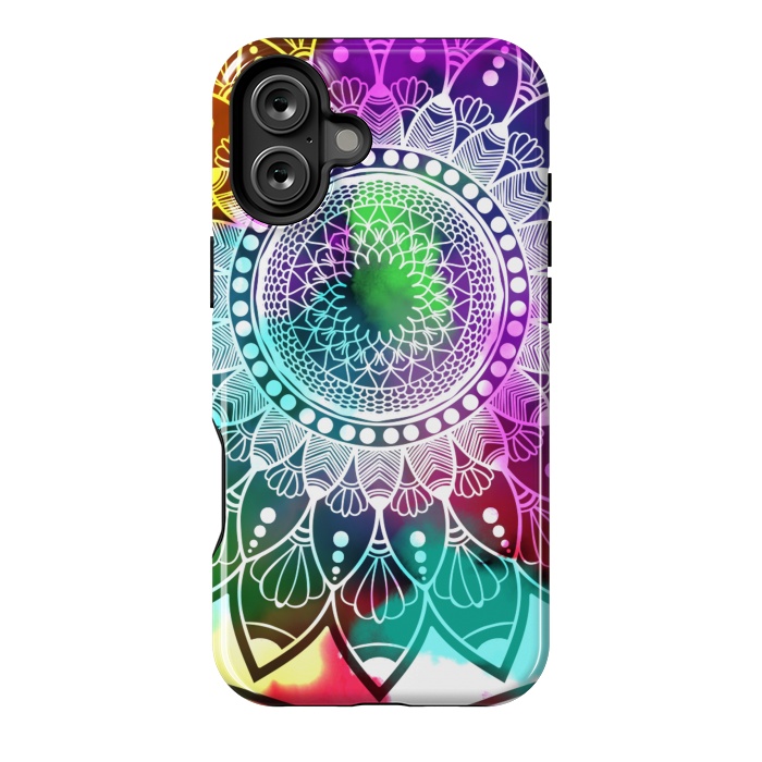 iPhone 16 Plus StrongFit Digital art Painting and Mandala Graphic Design by ArtsCase