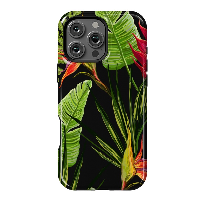 iPhone 16 Pro Max StrongFit Beautiful Vectorial Summer Floral Landscape by ArtsCase