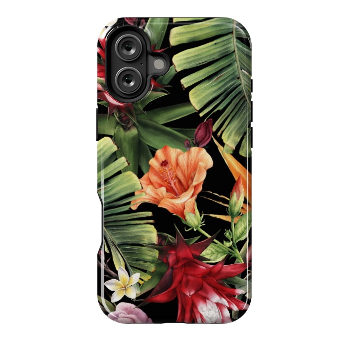 iPhone 16 Plus StrongFit Floral Tropical 20 by ArtsCase