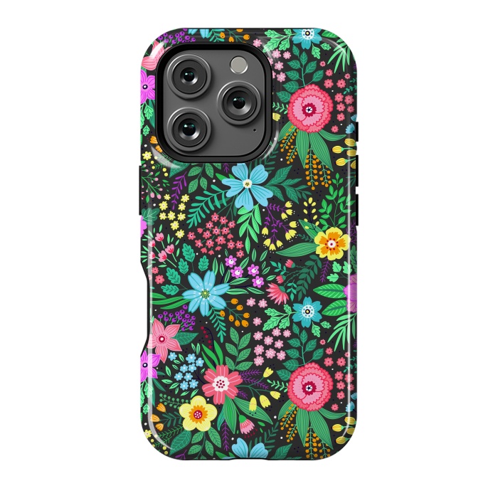 iPhone 16 Pro StrongFit Elegant Floral Pattern III by ArtsCase