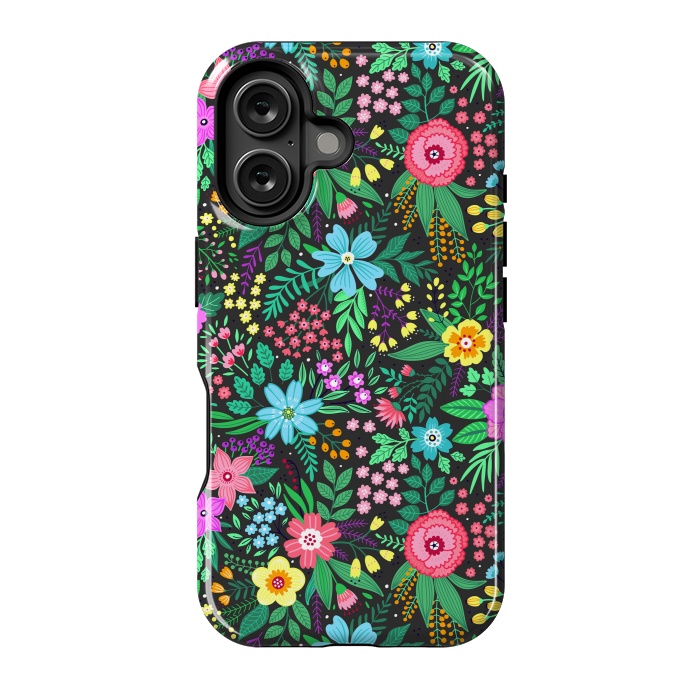 iPhone 16 StrongFit Elegant Floral Pattern III by ArtsCase