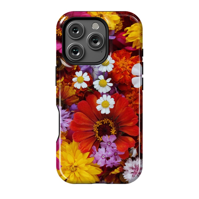 iPhone 16 Pro StrongFit Flowers in Different Shapes and Colors V  by ArtsCase