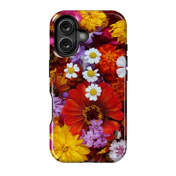 iPhone 16 StrongFit Flowers in Different Shapes and Colors V  by ArtsCase