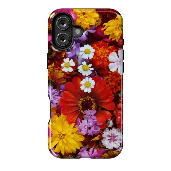 iPhone 16 Plus StrongFit Flowers in Different Shapes and Colors V  by ArtsCase