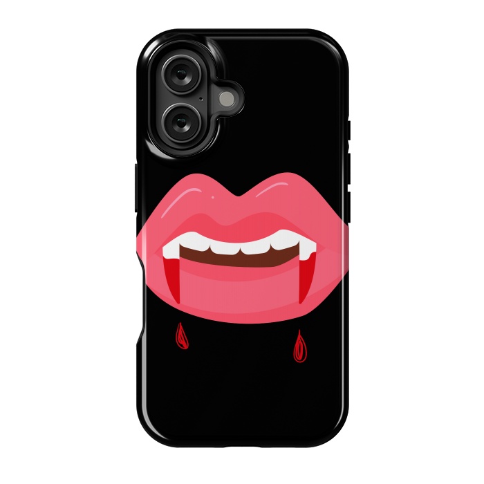 iPhone 16 StrongFit SCARY LIPS by MALLIKA