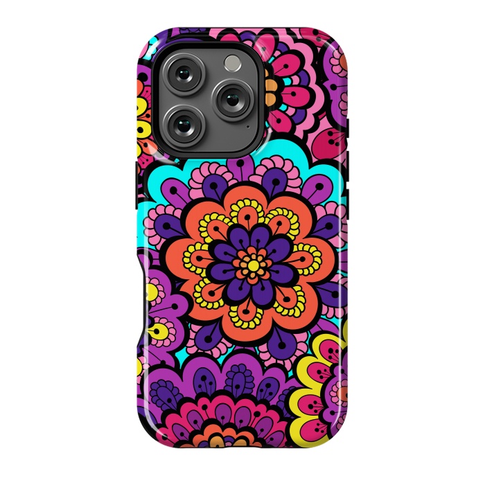 iPhone 16 Pro StrongFit Patterns Doodle Spring XII by ArtsCase