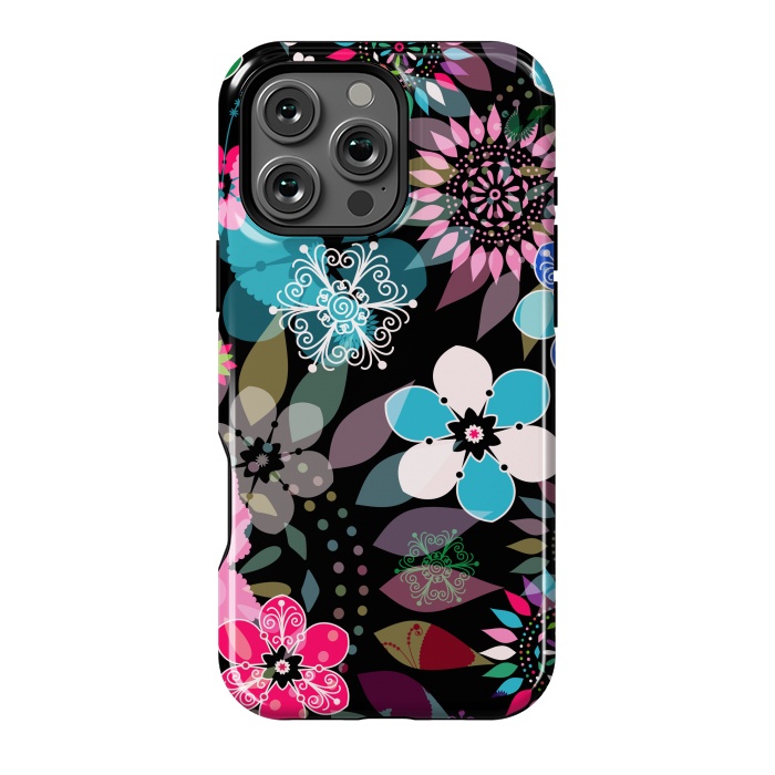 iPhone 16 Pro Max StrongFit Seamless Patterns with Flowers XII by ArtsCase