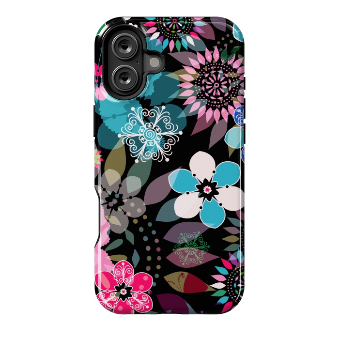 iPhone 16 Plus StrongFit Seamless Patterns with Flowers XII by ArtsCase