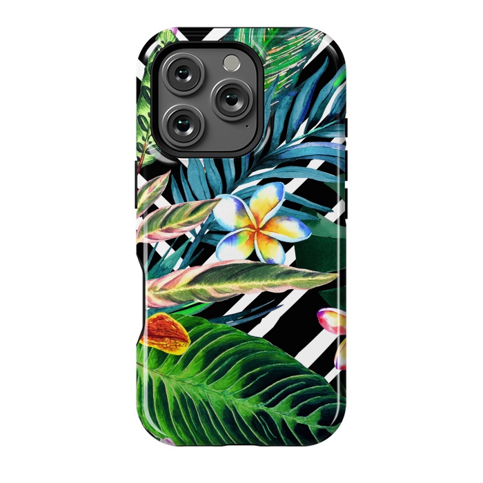 iPhone 16 Pro StrongFit Tropical Design Flowers by ArtsCase