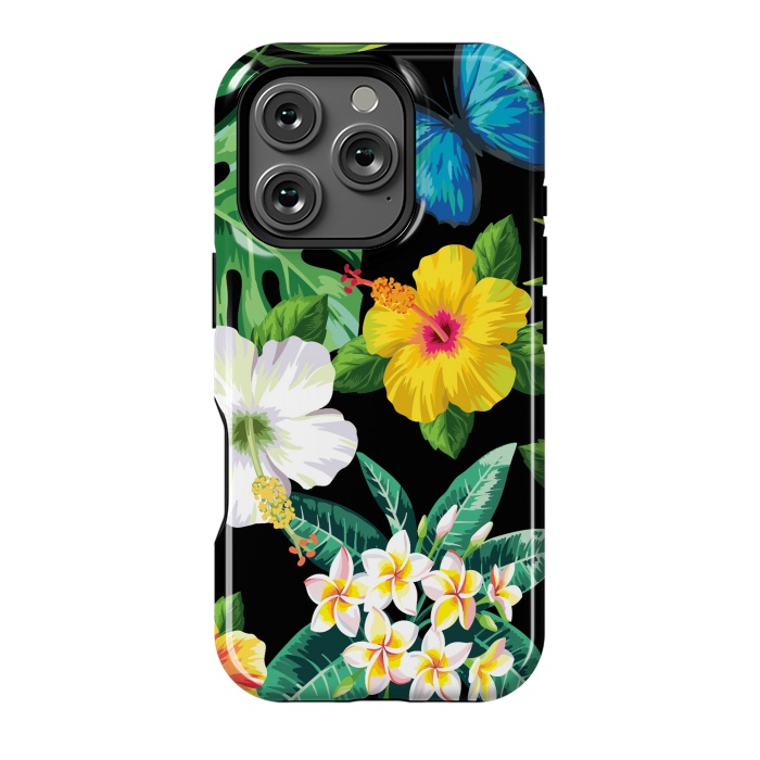 iPhone 16 Pro StrongFit Tropical Flowers 1 by ArtsCase