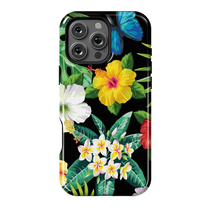 iPhone 16 Pro Max StrongFit Tropical Flowers 1 by ArtsCase