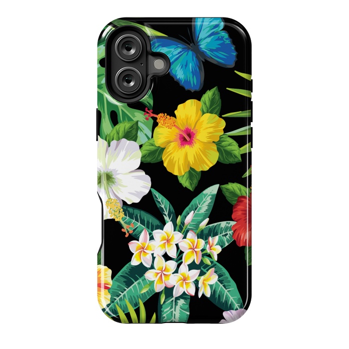 iPhone 16 Plus StrongFit Tropical Flowers 1 by ArtsCase