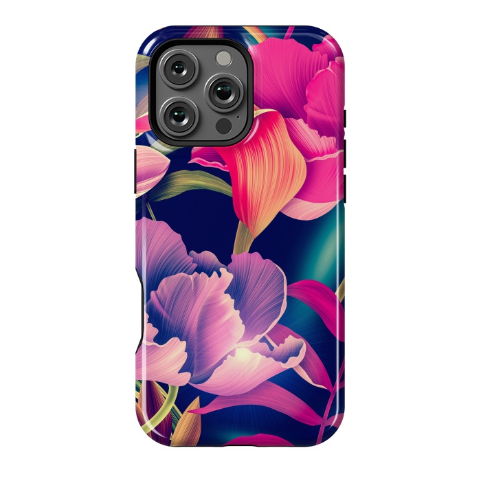 iPhone 16 Pro Max StrongFit Tropical Flowers XVII by ArtsCase