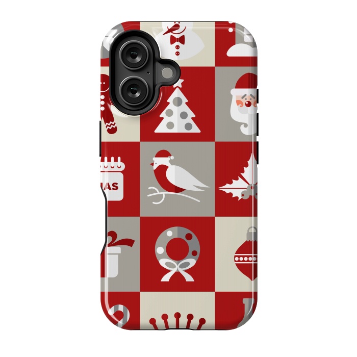 iPhone 16 StrongFit Christmas Design Icons by ArtsCase