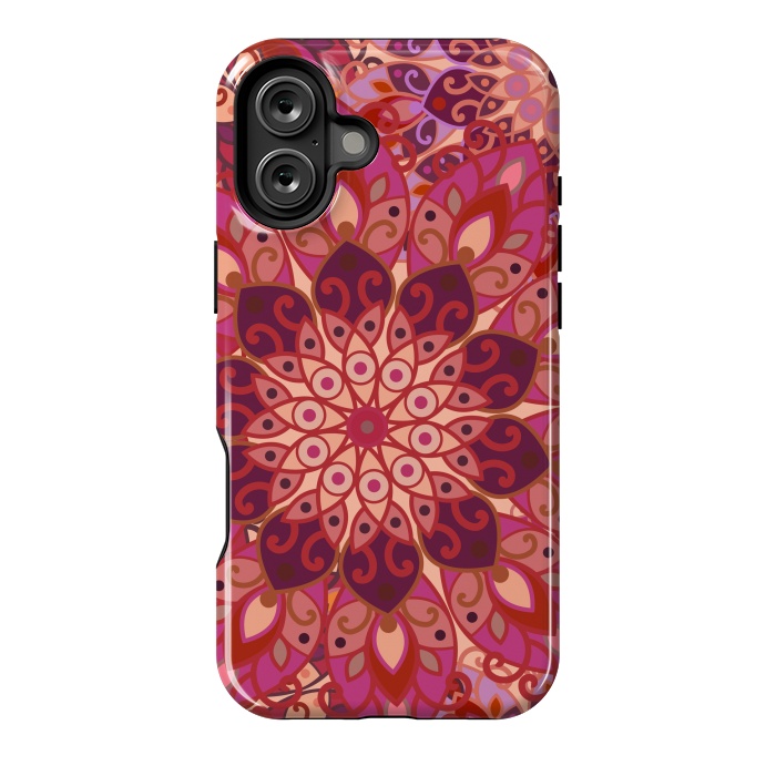 iPhone 16 Plus StrongFit Colorful Mandala Pattern II by ArtsCase