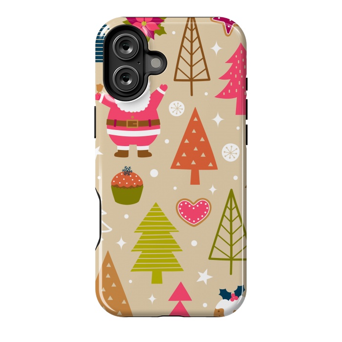 iPhone 16 Plus StrongFit Cute Santa Claus by ArtsCase