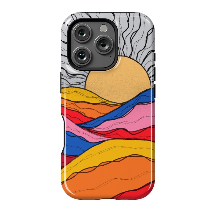 iPhone 16 Pro StrongFit Rainbow sea ocean by Steve Wade (Swade)