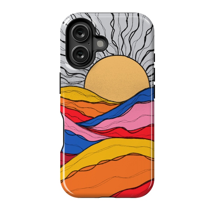 iPhone 16 StrongFit Rainbow sea ocean by Steve Wade (Swade)