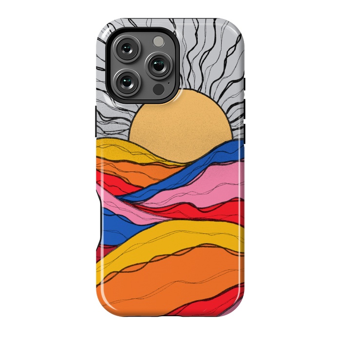 iPhone 16 Pro Max StrongFit Rainbow sea ocean by Steve Wade (Swade)