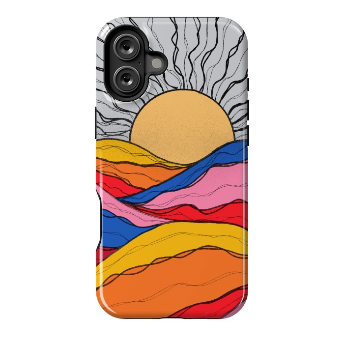 iPhone 16 Plus StrongFit Rainbow sea ocean by Steve Wade (Swade)