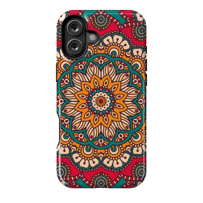 iPhone 16 Plus StrongFit Mandala Design Pattern ART by ArtsCase