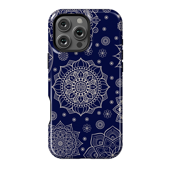 iPhone 16 Pro Max StrongFit Mandala Pattern with Vintage Decorative Elements by ArtsCase