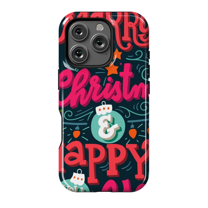 iPhone 16 Pro StrongFit Merry Christmas and Happy New Year 1 by ArtsCase