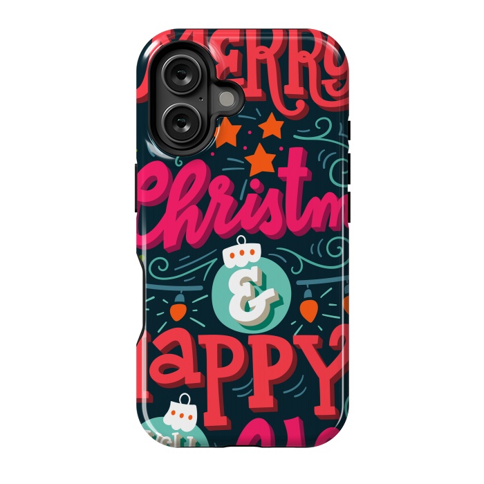 iPhone 16 StrongFit Merry Christmas and Happy New Year 1 by ArtsCase