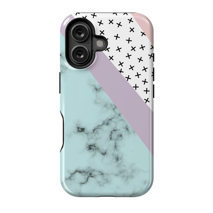 iPhone 16 StrongFit Minimum Creative Marble by ArtsCase