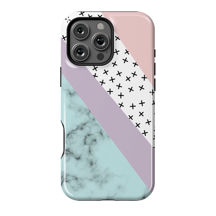 iPhone 16 Pro Max StrongFit Minimum Creative Marble by ArtsCase