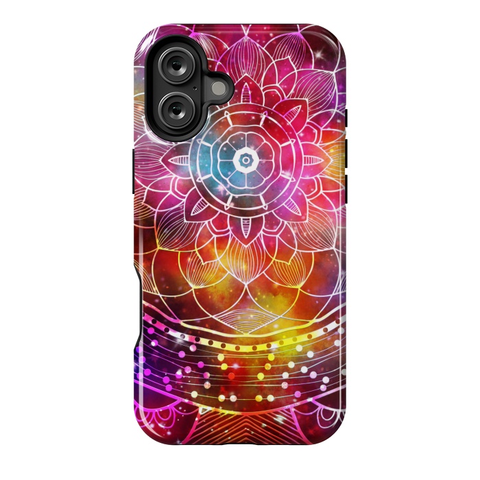 iPhone 16 Plus StrongFit Modern Design Galaxy Mandala by ArtsCase