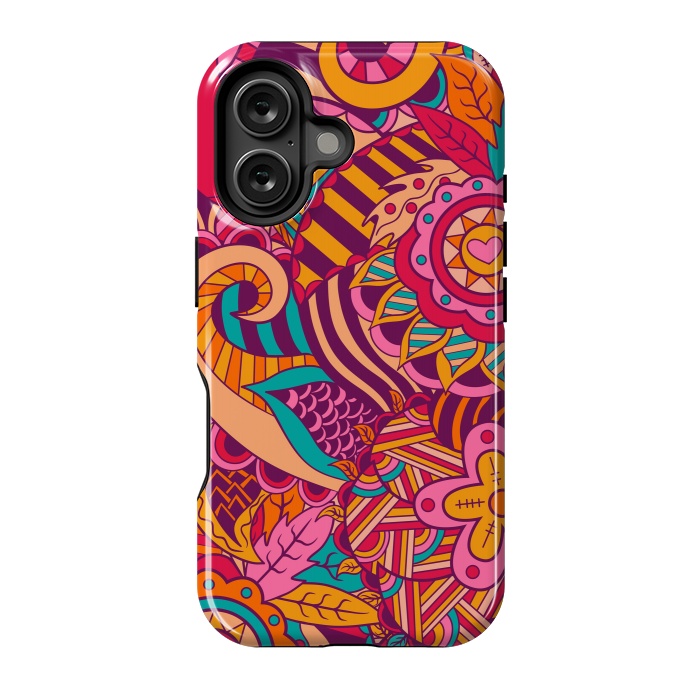 iPhone 16 StrongFit Modern Paisley ART by ArtsCase