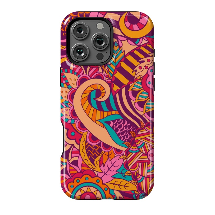 iPhone 16 Pro Max StrongFit Modern Paisley ART by ArtsCase