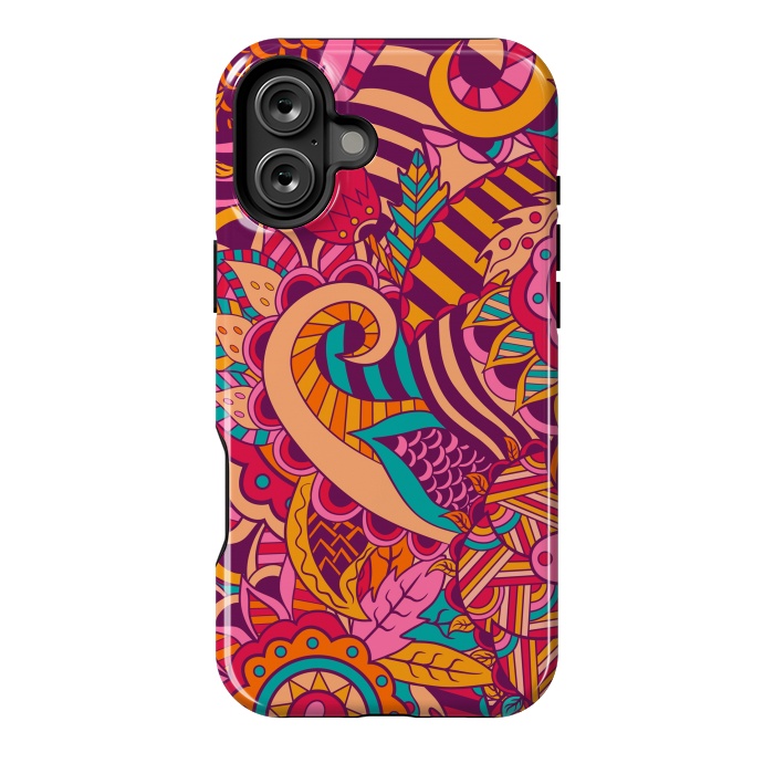 iPhone 16 Plus StrongFit Modern Paisley ART by ArtsCase