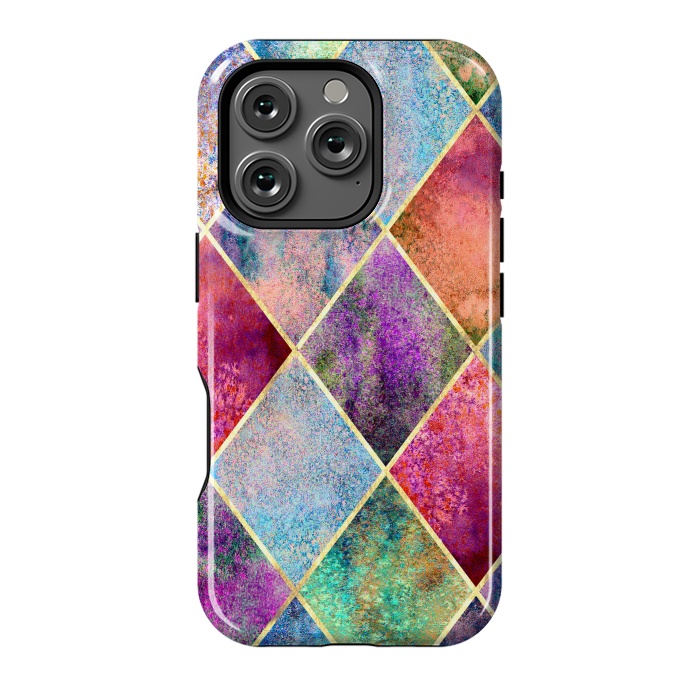 iPhone 16 Pro StrongFit Plancha Geométrica Abstracta by ArtsCase